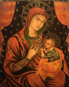 Virgo Lactans - Icona Veneto-Cretese  VENDUTO